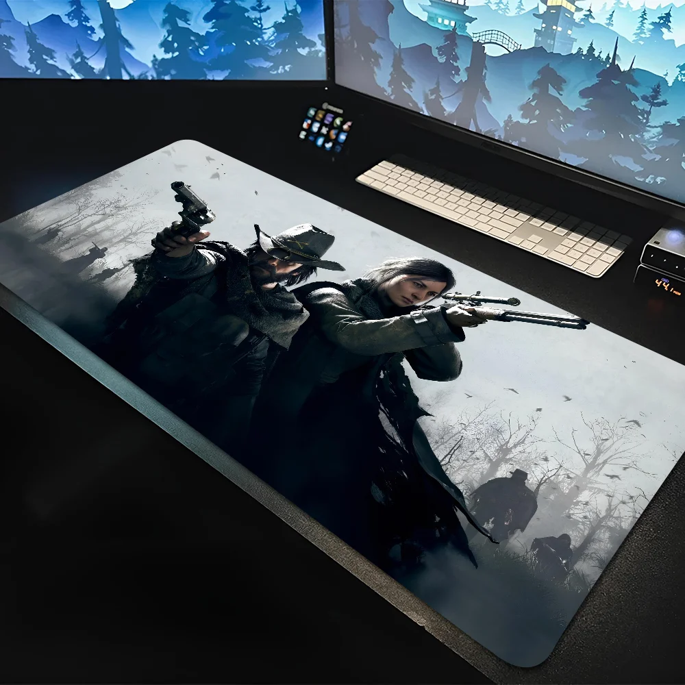 1pc Hunt Showdown Non-slip Mouse Pad Suitable For Office Computers Laptops E-sports Game Desk Mats XXL Keyboard