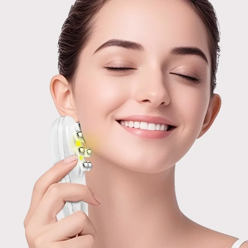 Massaggiatore viso a microcorrente ad alta frequenza Attrezzatura estetica per la bellezza della pelle Uso domestico Dispositivo di bellezza Rimozione del grasso oculare Massaggiatori facciali