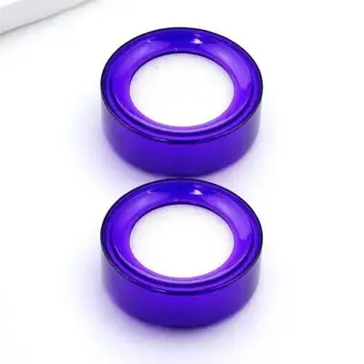 

2pcs Finger Moistener Sponge Cup For Money Counting Efficient Paper Handling Non-Slip Desktop Tool Wet Sponge For Counting Bills