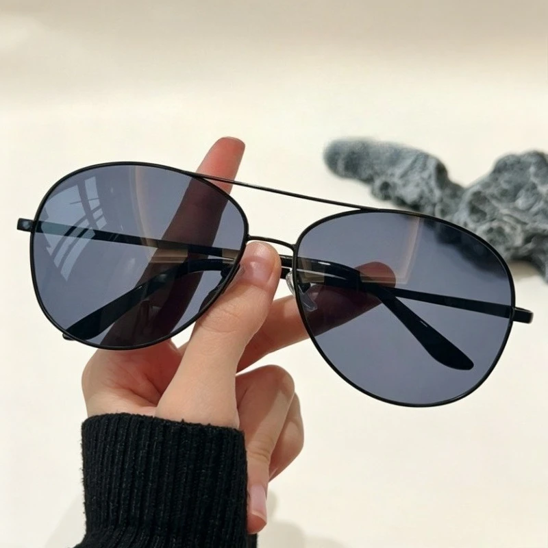 New Fashionable Aviator-Style Myopia Sunglasses Trendy Men's Driving Sun Glasses Street Style Shades Minus Diopter 0 To -4.0