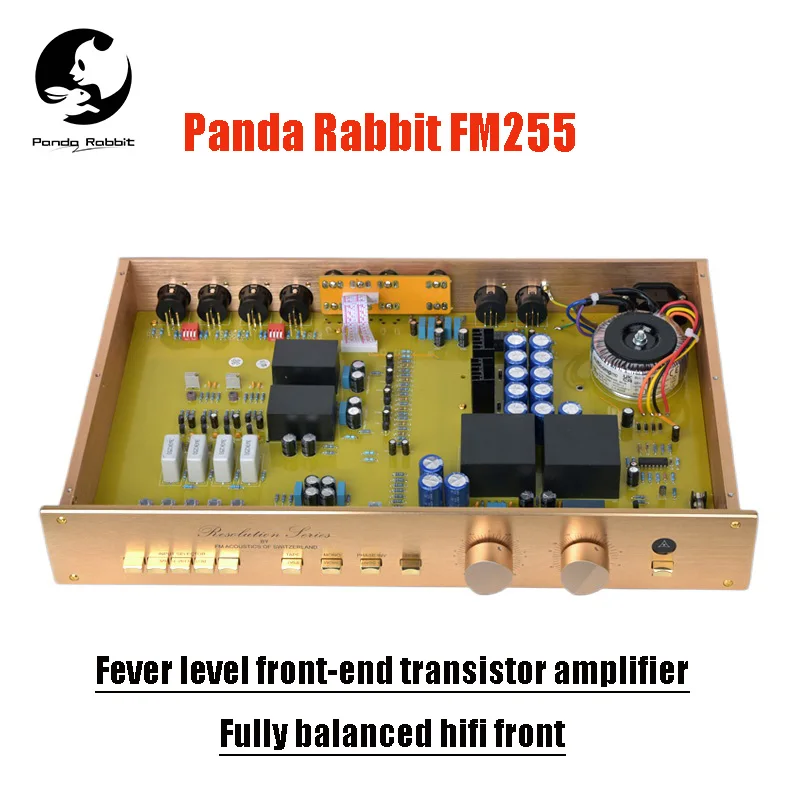 

Panda Rabbit 2025 replica imported HI END FM255 fever level preamplifier transistor amplifier fully balanced hifi preamplifier