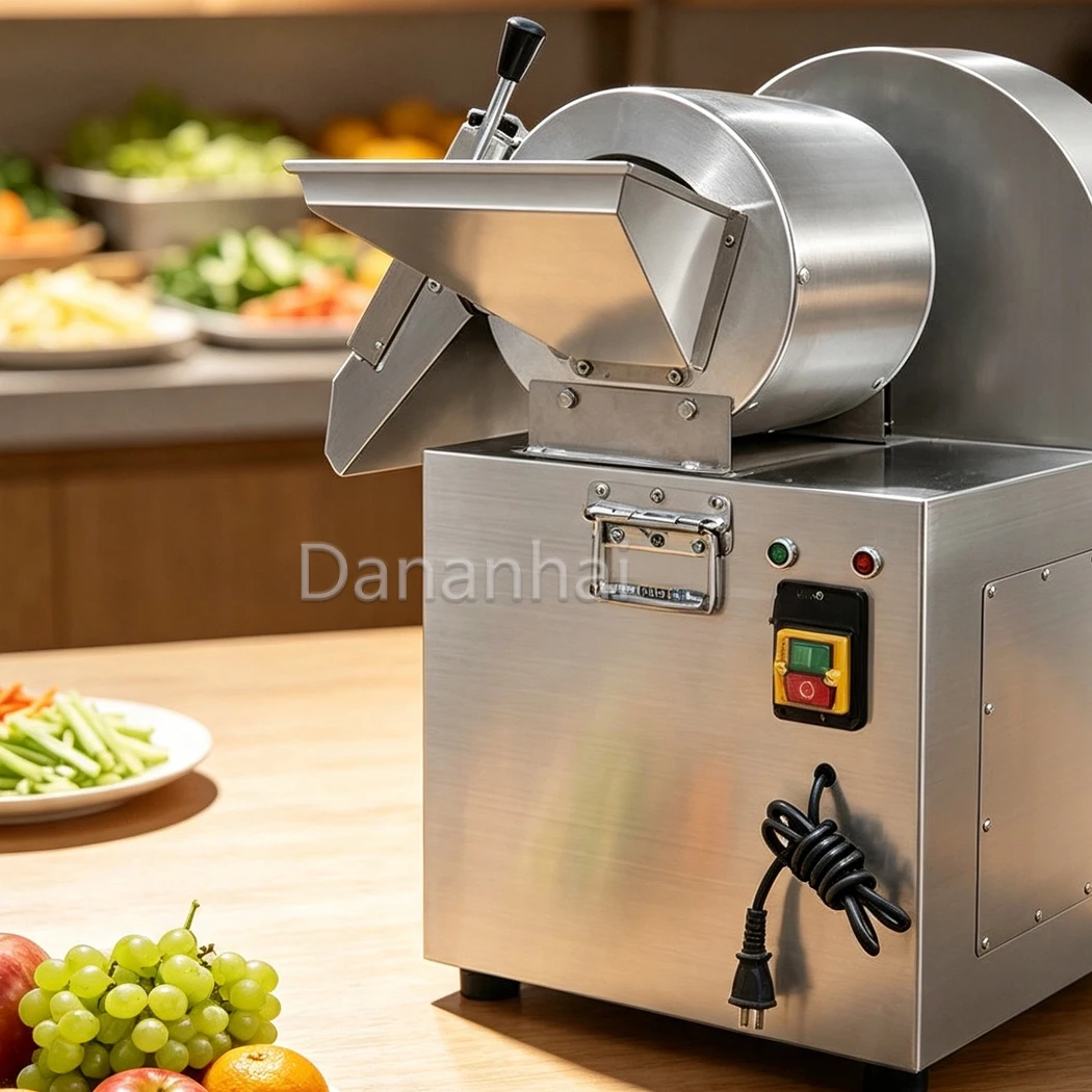 Dananhai Vegetable Slicer Machine, Commercial Root Slicer 300-500KG/H Stainless Steel Catering Cutter