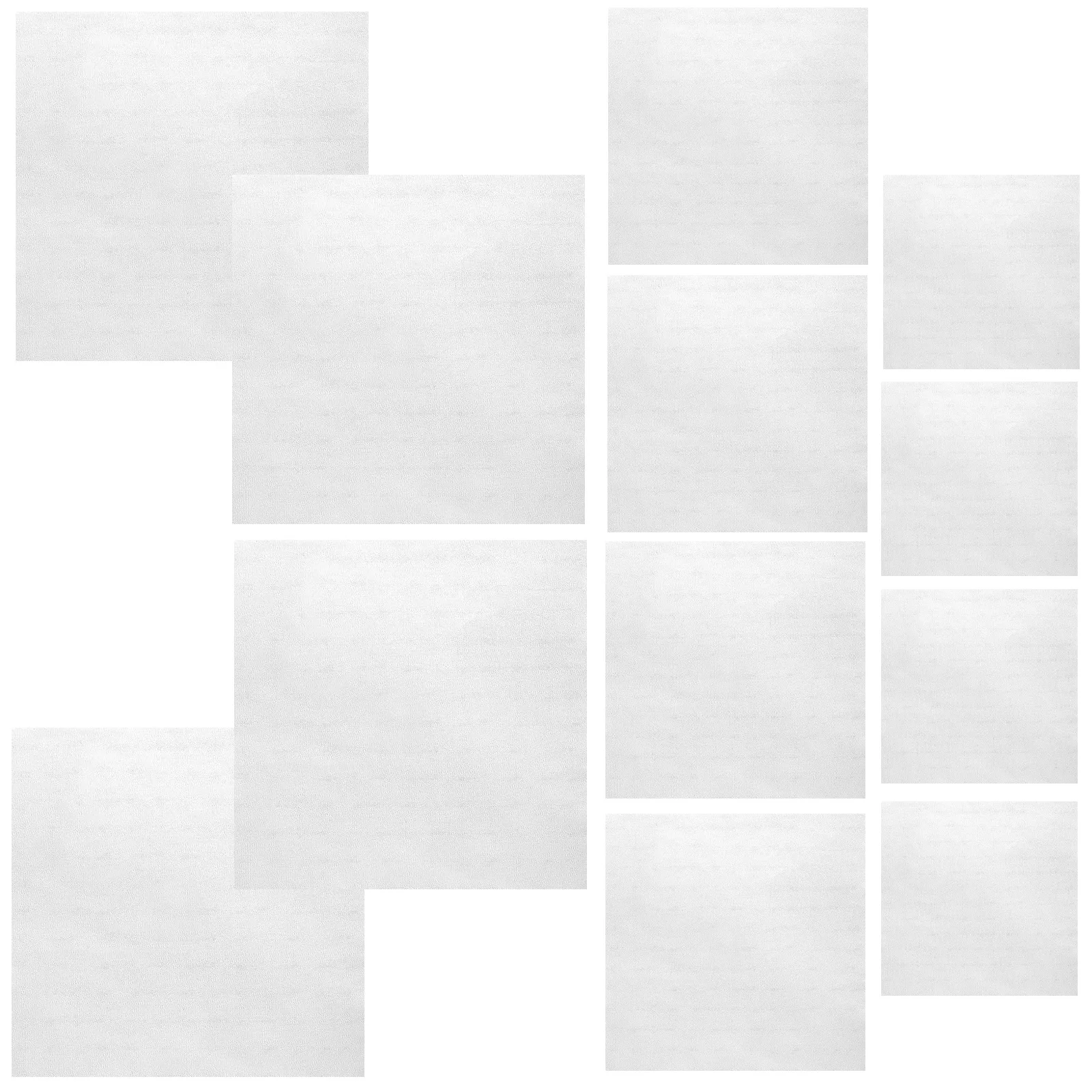 

12 Sheets Embroidery Fabric Cross Stitch Cloth Soft Comfortable Durable DIY Crafts Garments Tablecloth Handbag Projects