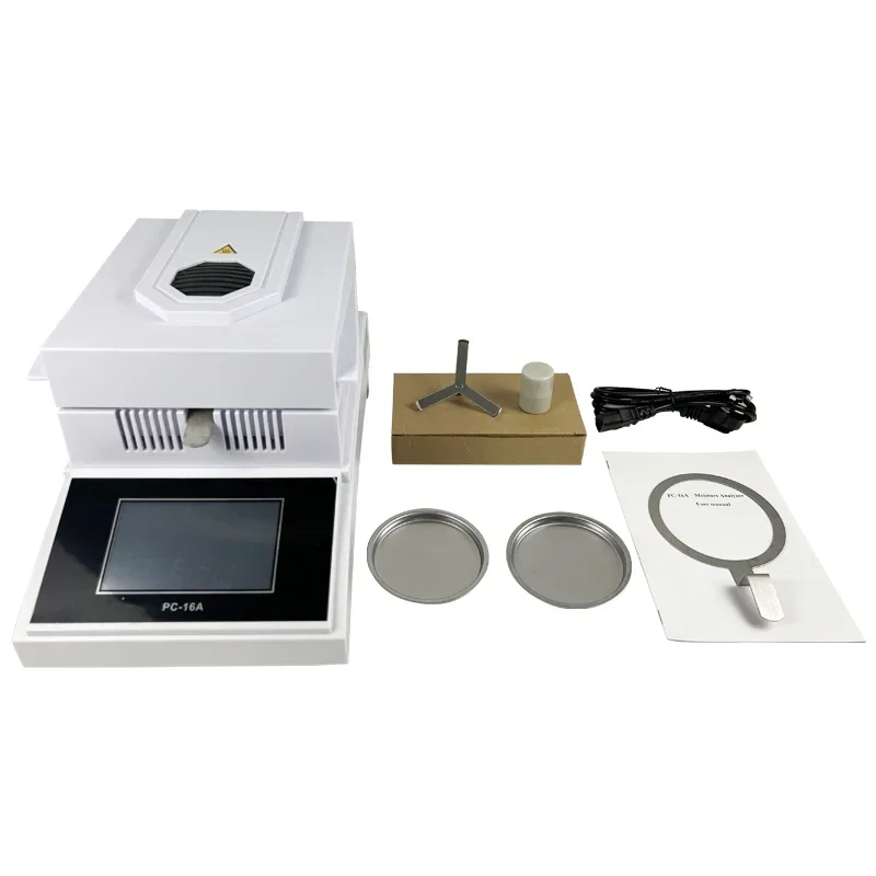 Grain Moisture Tester 0.001g Medical Food Halogen Light Laboratory Solid Moisture Analyzer