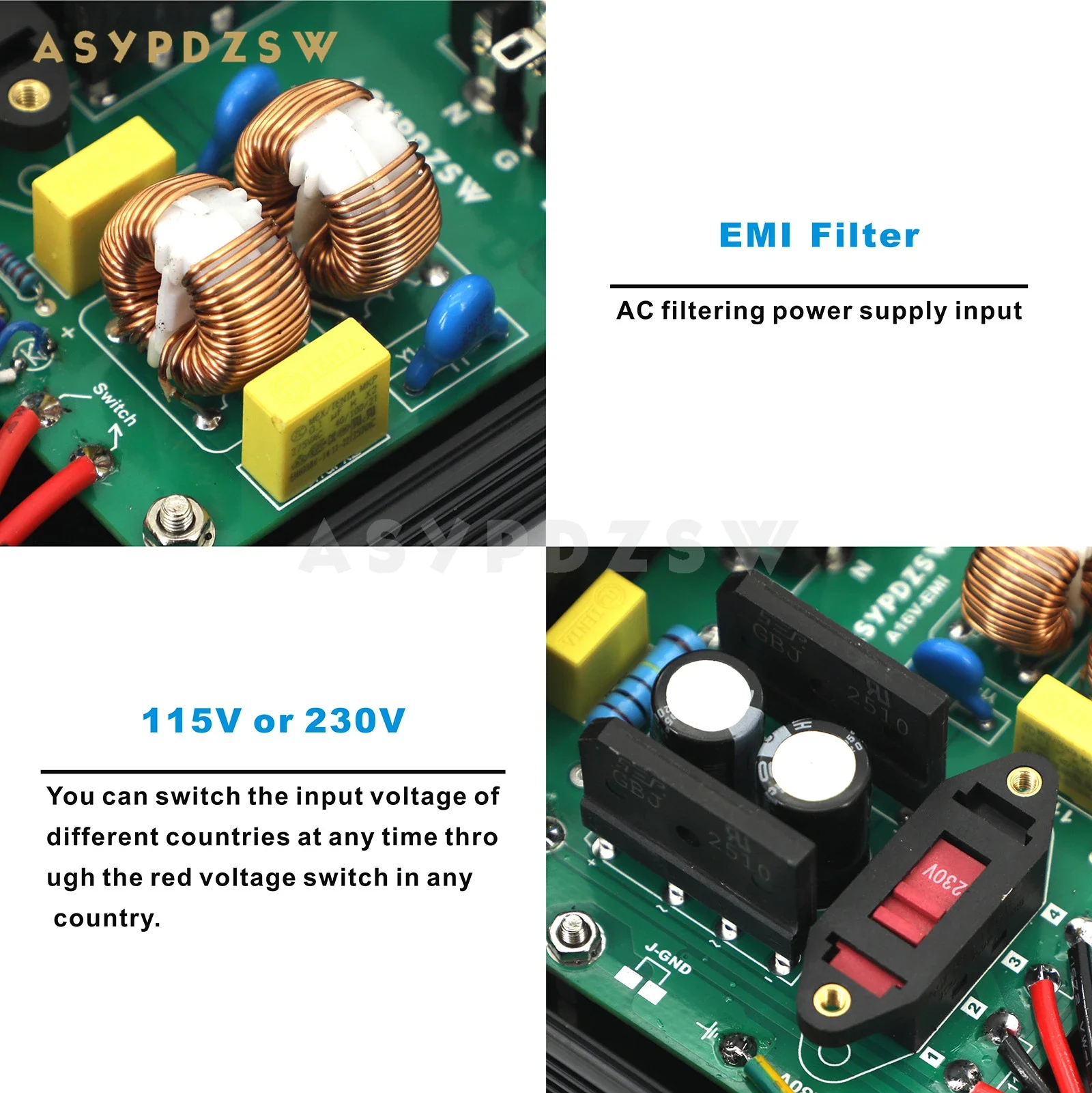 مصدر طاقة مرشح HIFI AC EMI لـ SCHIIT Audio MANI Phono/Pro-Ject/Rega Fono mini a2d MMPhono amp AC 16V/24V (اختياري)