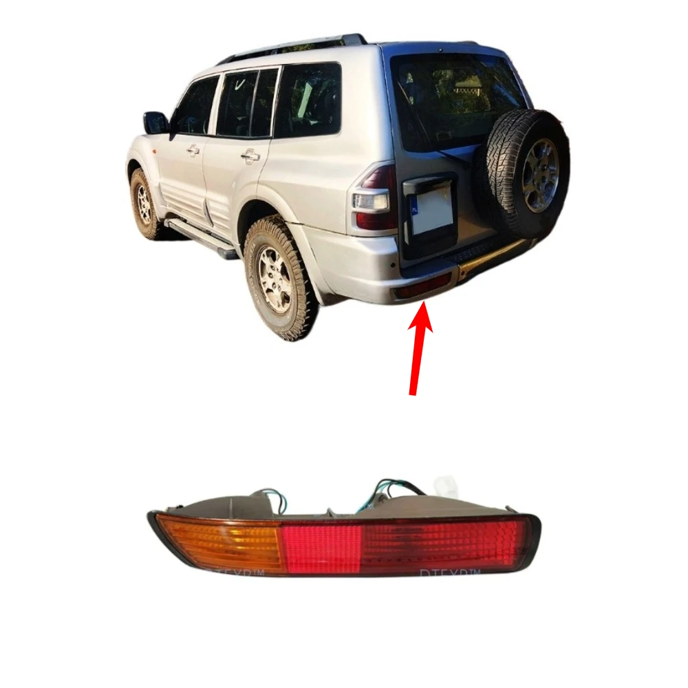 1 Piece Rear Bumper Lamp for Pajero V60 Rear  Light for Montero 2000-2003 V70 Warning Lights for Shogun MR508783