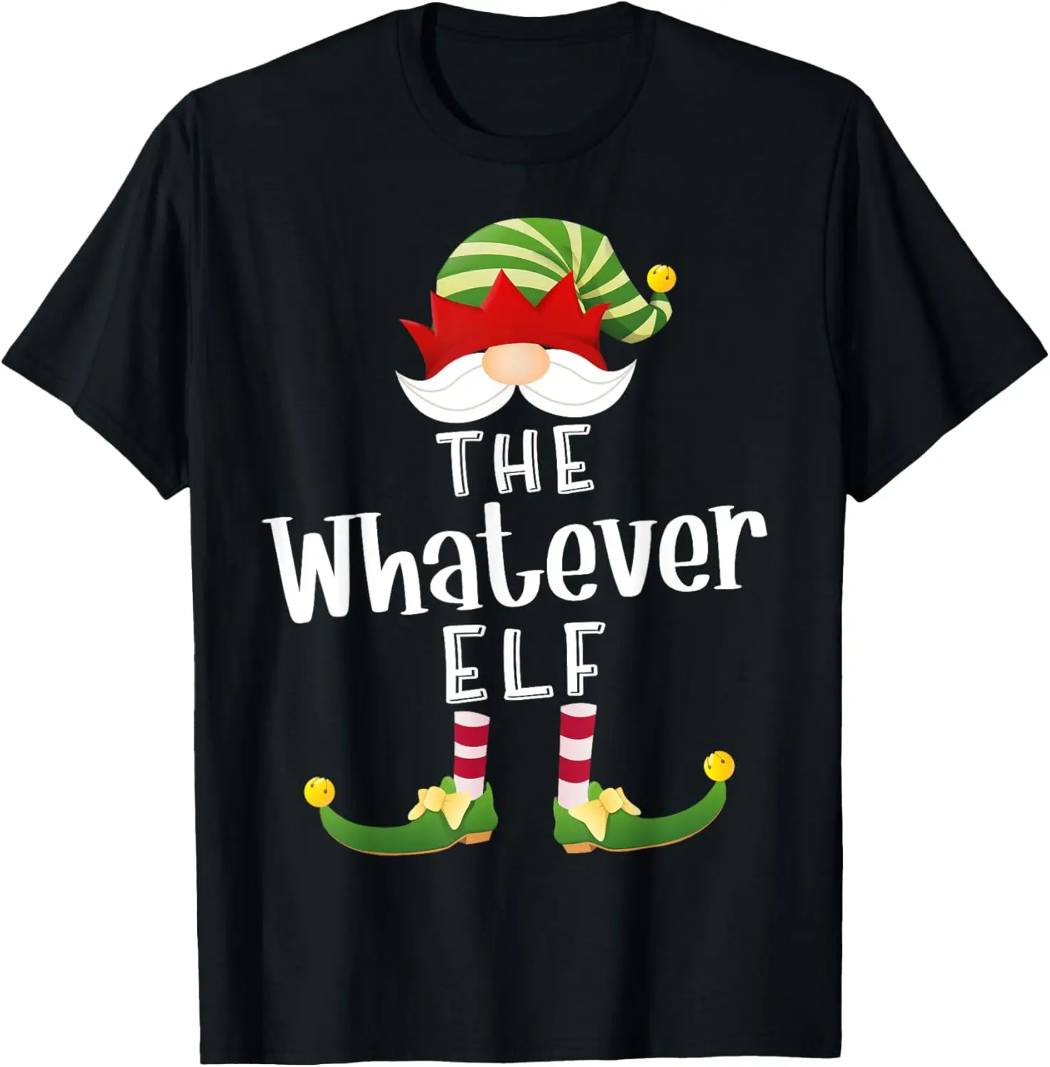 

Whatever Elf Group Christmas Funny Pajama Party T-Shirt