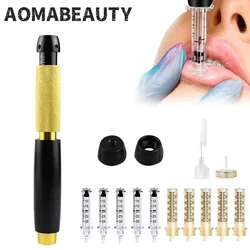 Black Gold 0.3 And 0.5ML hyaluron Pen Hyaluronic Acid Lip Filler Injection Pen No Needle Atomizer Pen Anti Wrinkle Water Syringe