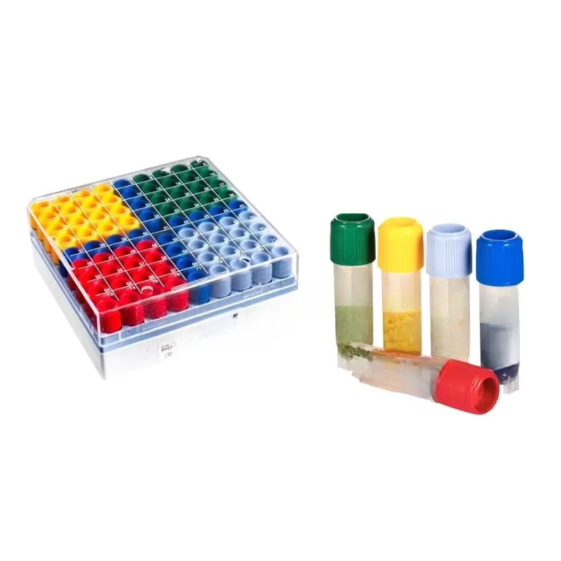 Strain preservation tube, five-color magnetic bead cryopreservation tube