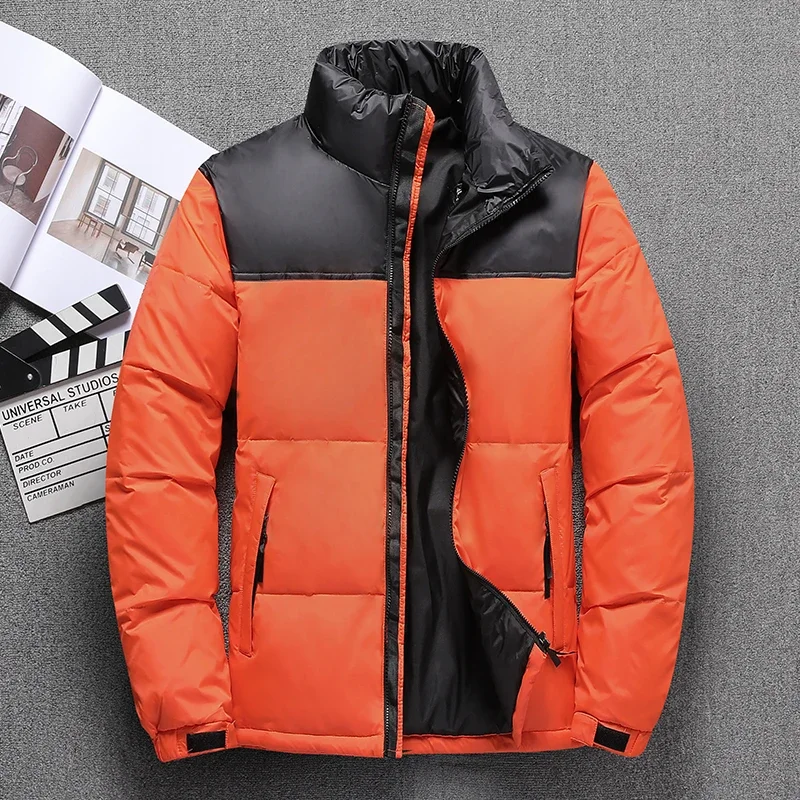 Winter White Duck Down Jacket Men Stand Collar Short Casual Down Coat High Quality Casual Male Thicken Warm Puffer Jacket Man