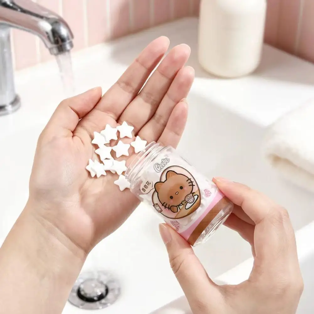 Portable Paper Soap Mini Cute Hand Wash Tablets Cartoon Can Soap Sheets Travel Outdoor Cleaning