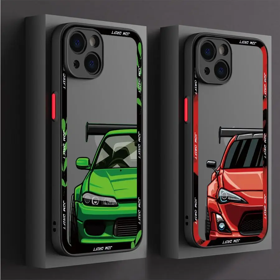 Cool Car Phone Case for Xiaomi Redmi Note 11 Pro 11T 10 Pro 9 11S 9S 9T 12 13 Pro 12S 10S 9Pro 5G 11 Matte Cover