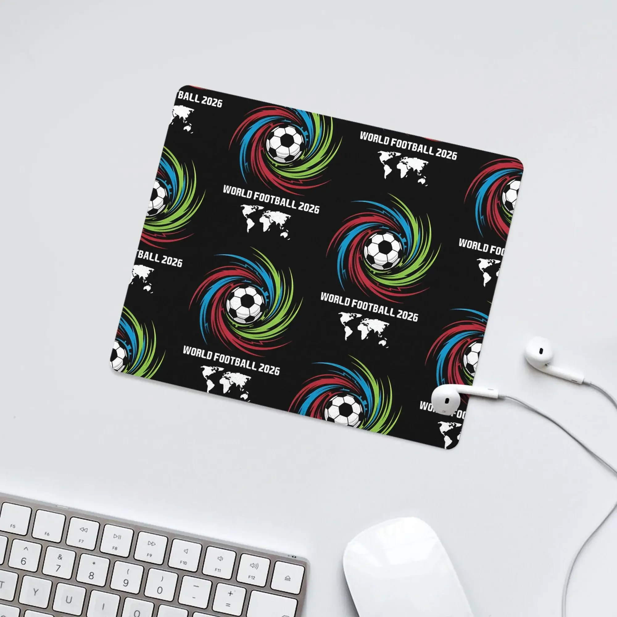 CIFBUY  Gaming Mouse Pad XXL Large Desk Mat USA Canada Mexico Theme Polyester Non Slip Rubber Base for Office Home Laptop