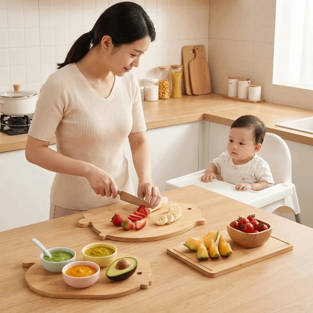 Durable Pig Shape Wooden Cutting Board Fish Shape Creative Fruit Vegetable Cutting Board Food Chopping Board‌ Picnic