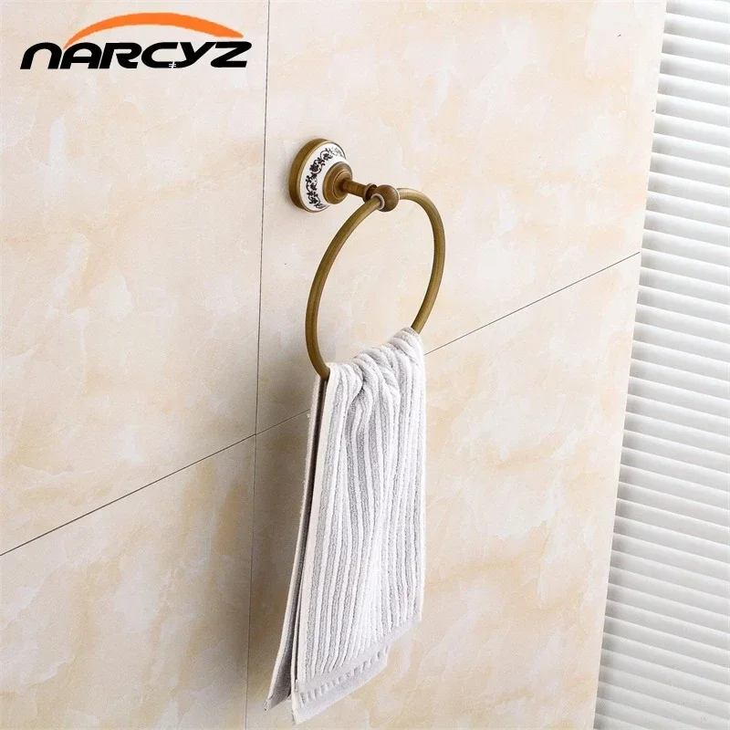 new-towel-rings-antique-bronze-ceramic-wall-mounted-towel-holder-towel-ring-brass-construction-bathroom-accessories-9222k