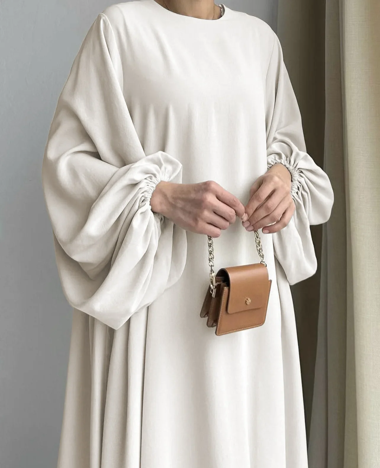 فساتين نسائية إسلامية جديدة موضة بسيطة عباية صلبة قفطان رمضان أنيقة أنثى عادية عادي فستان ماكسي فستان متواضع للنساء