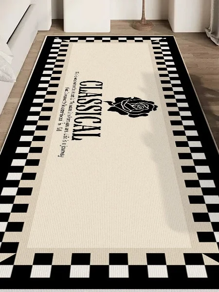 

Современный роскошный ковер для домашнего использования, спальни, гостиной, противоскользящий кристаллический бархатный длинный прямоугольный ковер, индивидуальный способ уборки