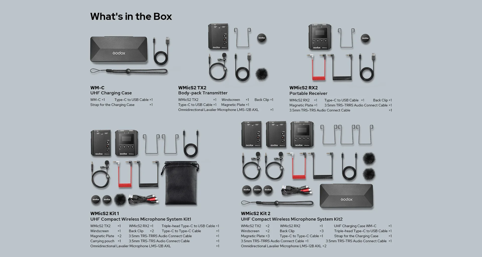 WMicS2 Mikrofon Drahtloses UHF Kompaktes drahtloses Mikrofonsystem