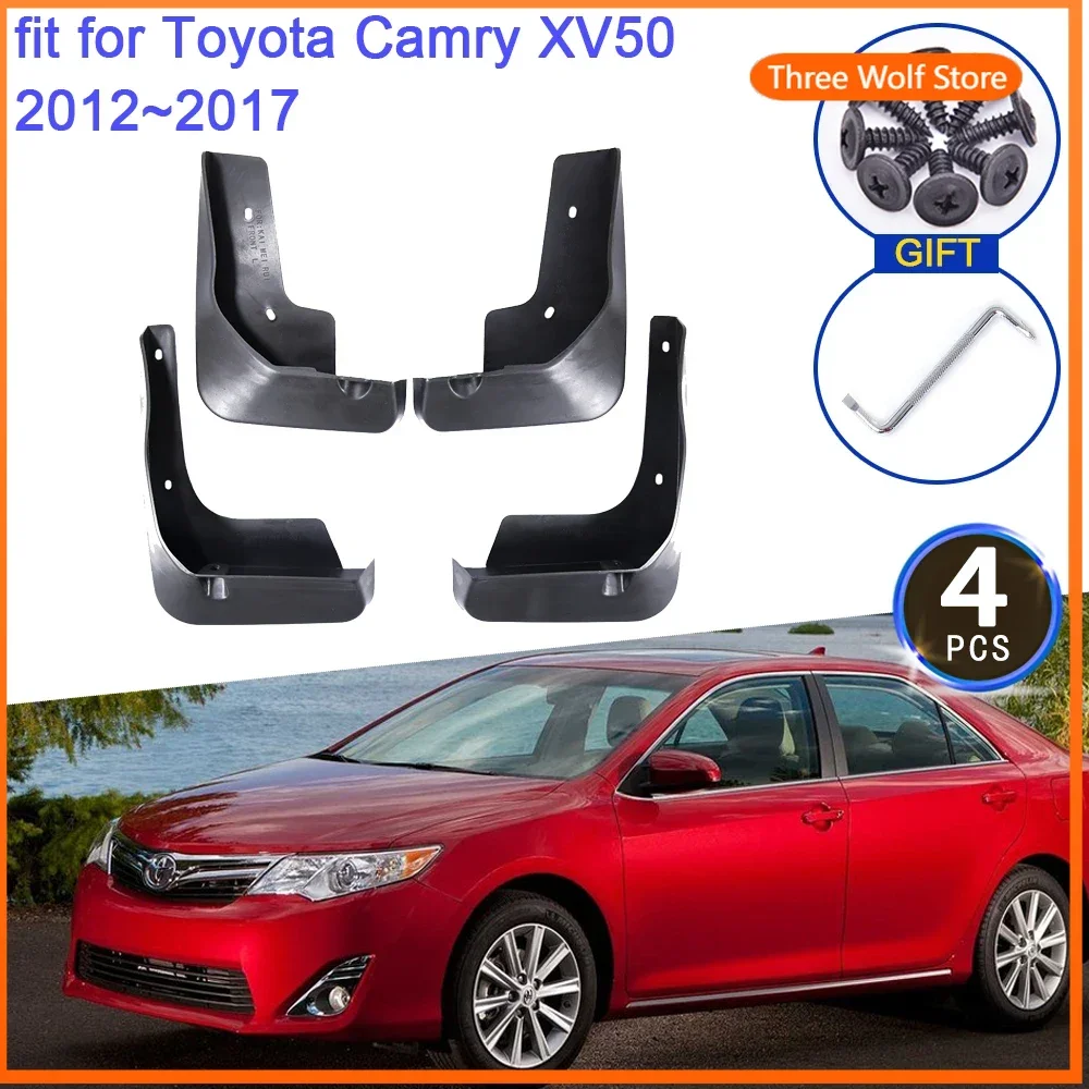 

Mud Flaps 4x for Toyota Camry XV50 2012 2013 2014 2015 2016 2017 Mudguards Splash Guards Fender Front Rear Wheel Car Accessories