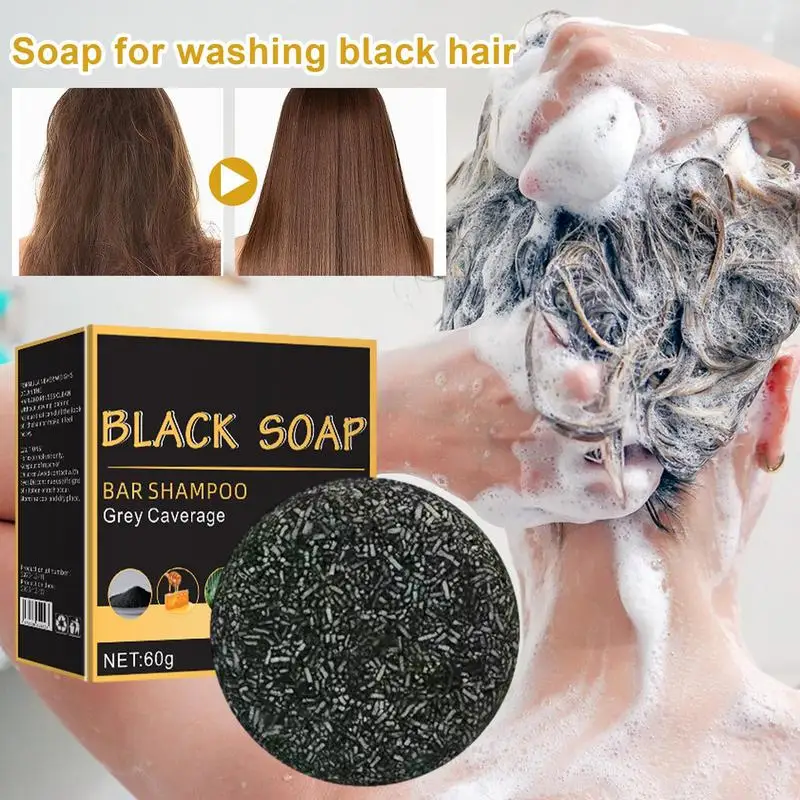 Hair Shampoo Soap Polygonum Multiflorum Shampoo Soaps Cover Gray Hair Shampoo Soap To Dye Canas Black Shampoo Bar Soap