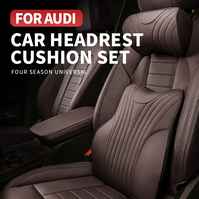 Auto-Nackenkissen für AUDI A2 8Z A3 A4 A5 A6 Q2 Q4 Q6 Q8 Q3 8U F3 Q5 8R B8 B9 FY Q7 4L Autositz-Rückenstütze