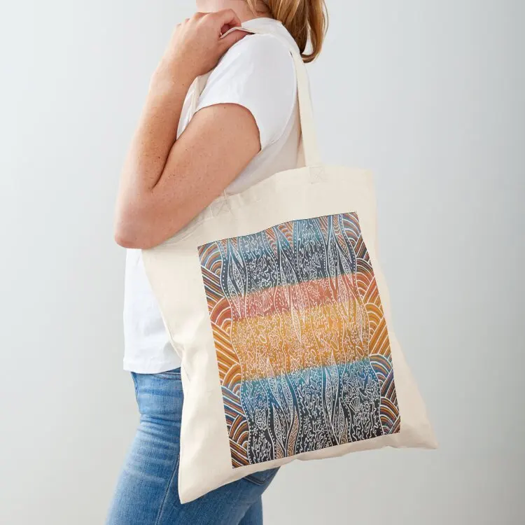 Rainforest Meets The Reef Tote Bag Beach bag tote bag woman Canvas stote