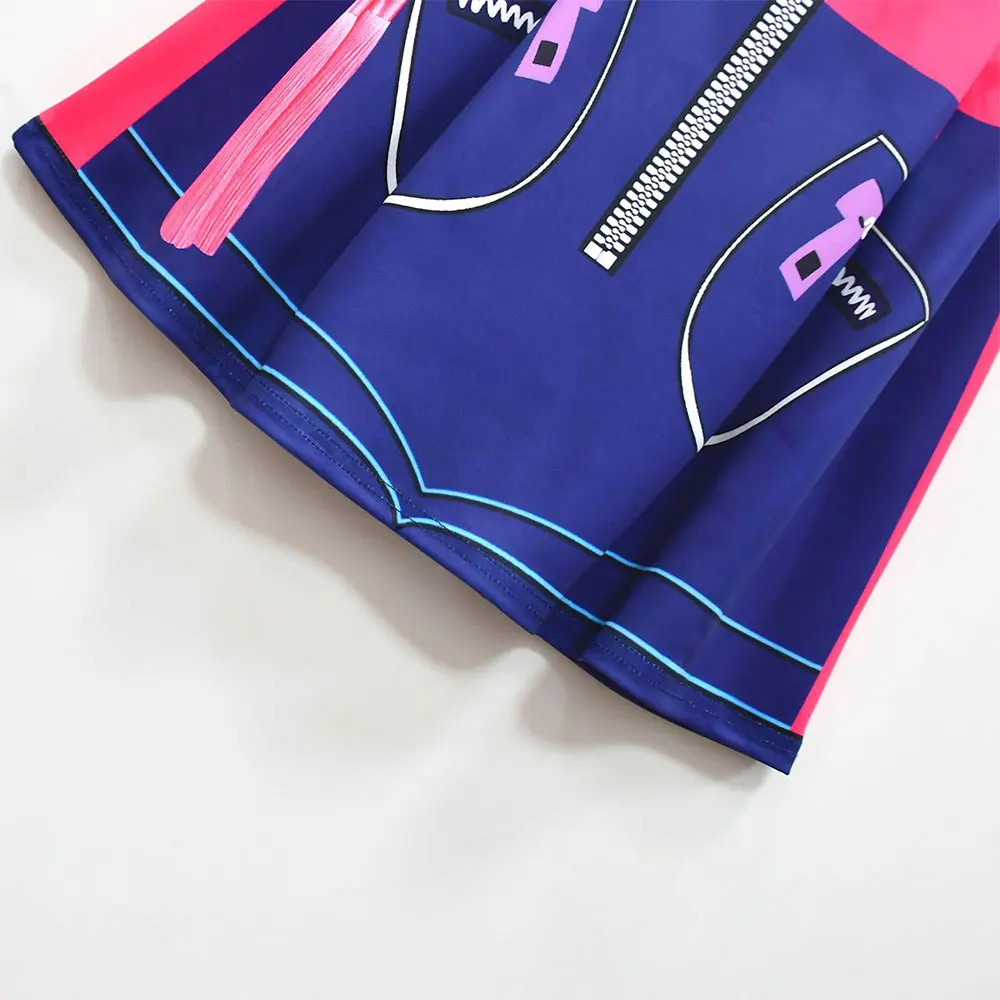 Kpop Охотники на демонов Охотница Девушка Группа Ролевая игра Руми Платье без рукавов Костюмы для детей-подростков Повседневная одежда на Хэллоуин