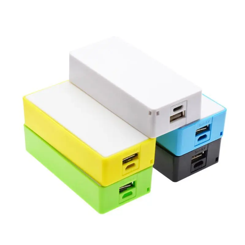 18650 Battery Storage Box Portable DIY Power Bank Case 5V 1A USB Charging For Xiaomi Samsung Phone DIY Power Bank Battery Holder