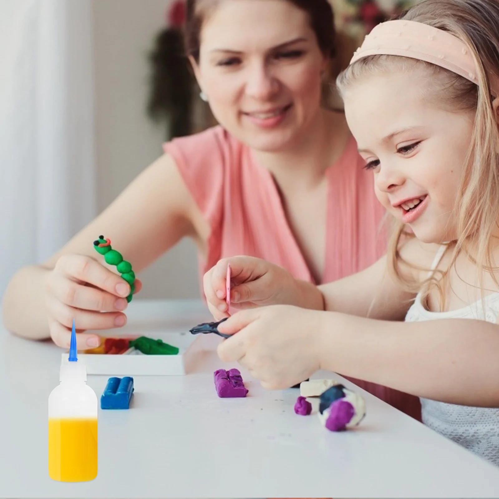 

2Sets Needle Tip Applicator Bottles Mud Painting Plastic Squeeze Bottles Different Needle Holes for Precision Liquid Dispensing