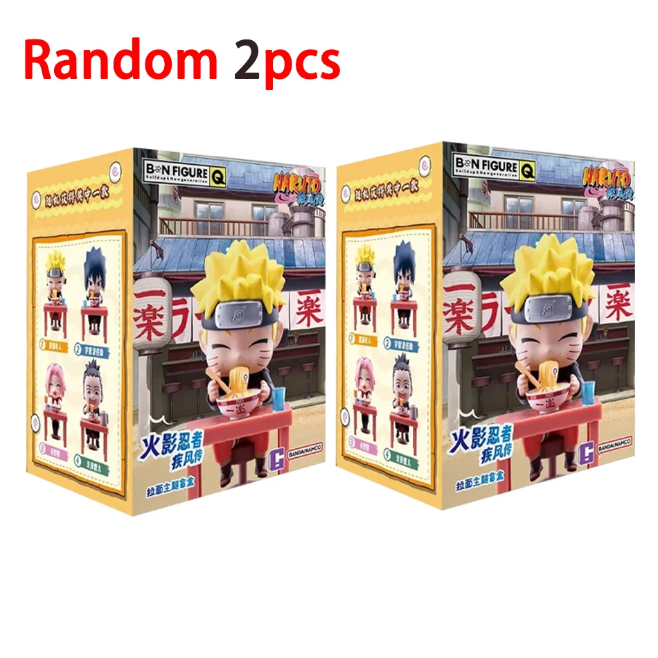 Bestseller Naruto Shippuden Ramen Themen-Serie Blind Box - Chibi Mini PVC Anime-Figuren, Uchiha Sasuke & Naruto Spielzeug, Tägliche Geschenke