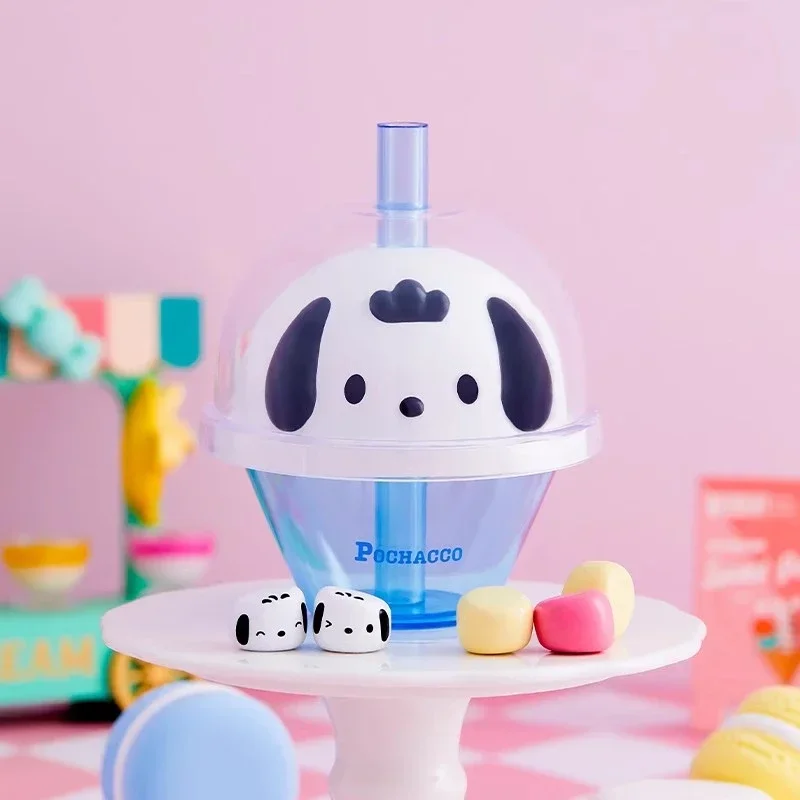 Miniso Sanrio Postacie Bubble Tea Cup Blind Box Hello Kitty Pochacco Ozdoby na biurko Zabawka dla dzieci Prezent urodzinowy