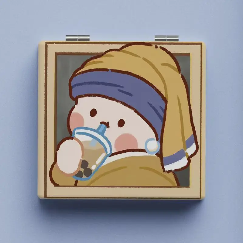 famosa-pintura-dos-desenhos-animados-mini-dobravel-portatil-dupla-face-flip-up-espelho-de-maquiagem-do-plutonio-normal-e-espelho-de-ampliacao-pente-magnetico