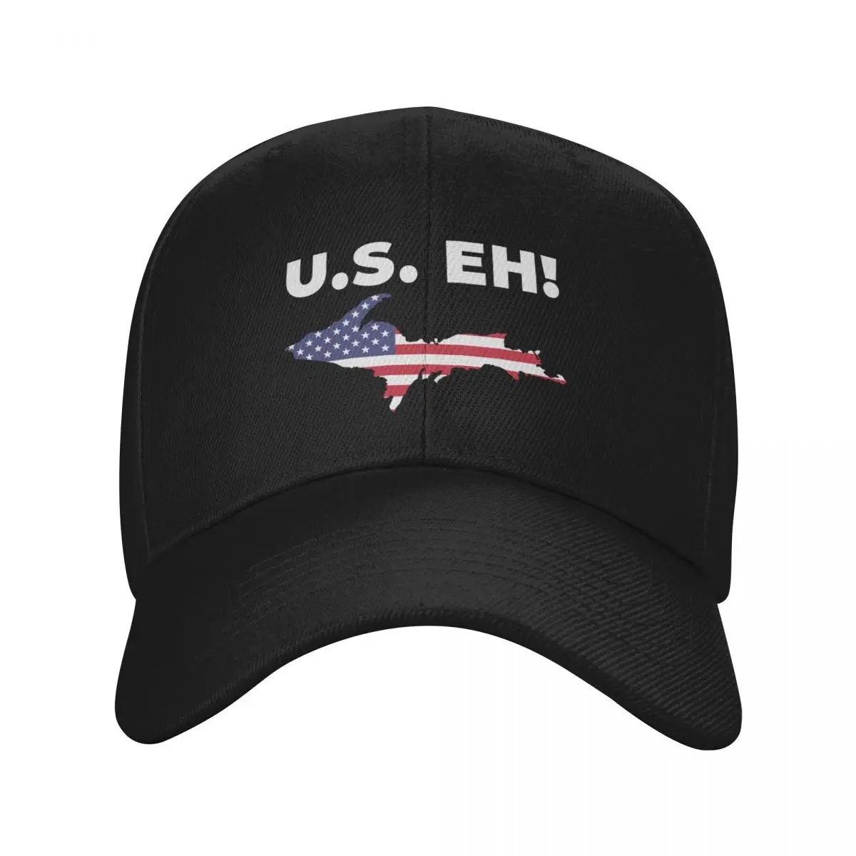 U.S. Eh! USA Patriotic Upper Peninsula Michigan Yooper Baseball Cap Hip Hop fishing caps man Hats For Men Women's