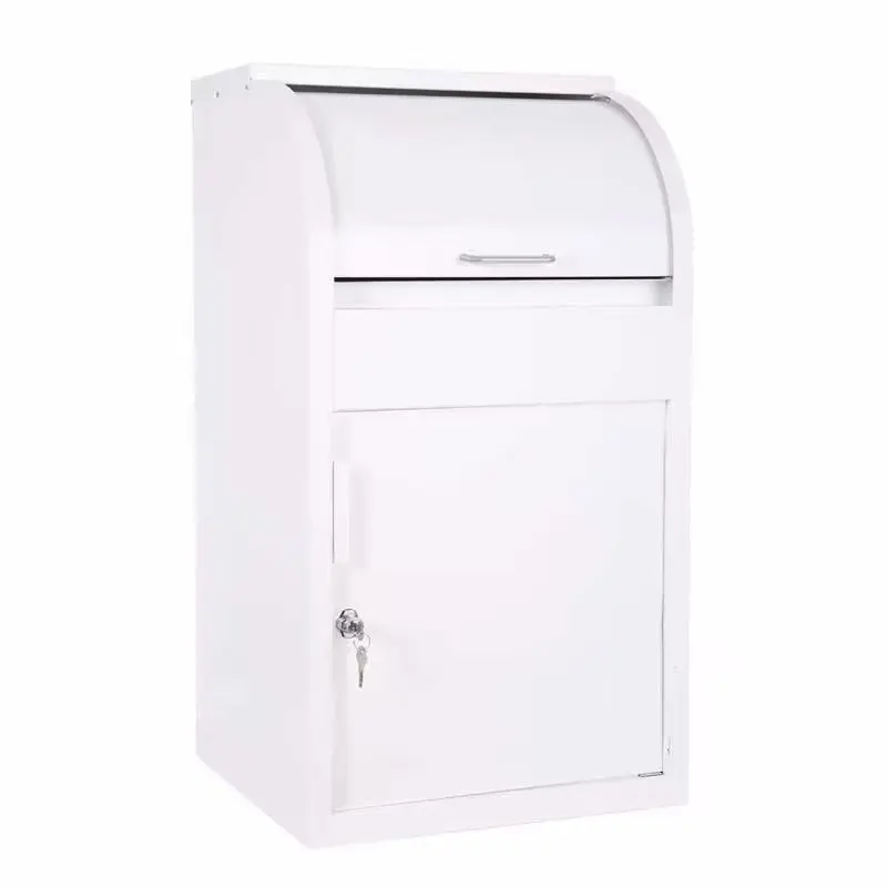 Wall Mounted Big Parcel Delivery Post Box With Locker