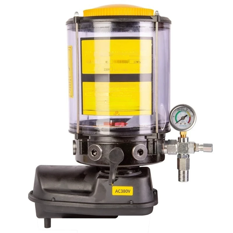 12V/24V/220V/380V Electric Grease Pump with Mixer, Automatic Lubrication Pump for Engineering Machinery, Heavy Duty Oil Pump