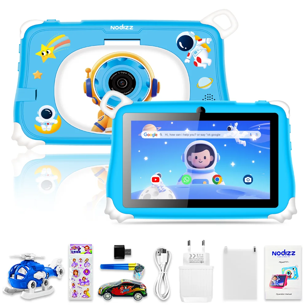 

2025 7 Inch Global Version 5G WiFi Kids Tablets Android Learning Education Tablet PC 4GB RAM 64GB ROM Children's Christmas gifts