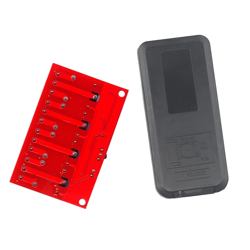 FULL-4 Channel 24V Infrared Receiving Relay Driver Board +4CH Infrared Remote Control Switch