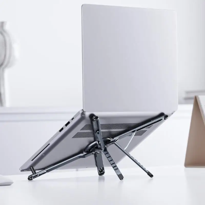 

1pcs Portable Folding Desktop Notebook Magnetic Stand Aluminium Alloy Tablets Holder Universal Mobile Phone Holder Adjustable