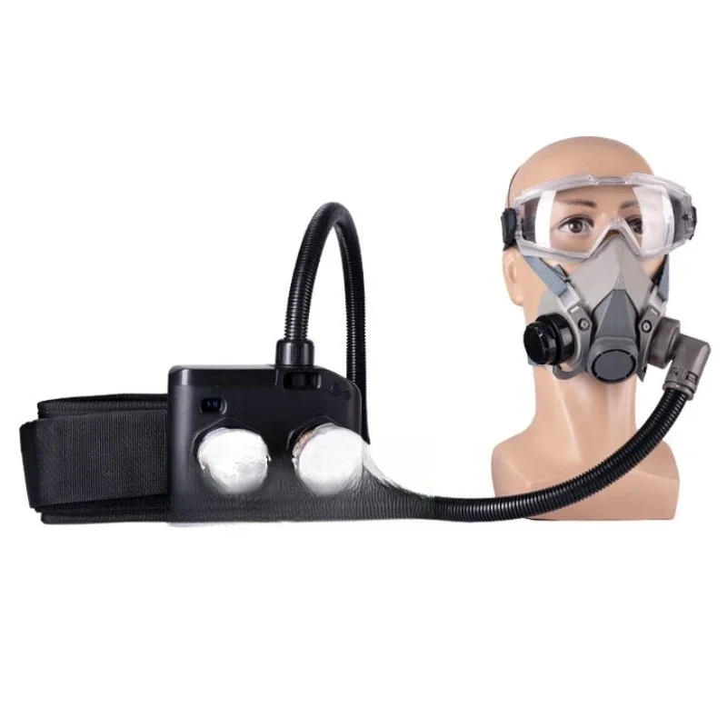 

Electric air supply gas half mask spray paint polishing