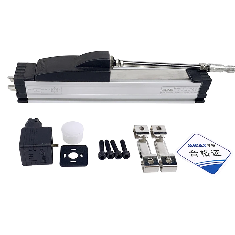 

MIRAN Resistive Displacement Sensor Linear KTF 50mm-275mm High Precision Linear Slide Type Position Transducer