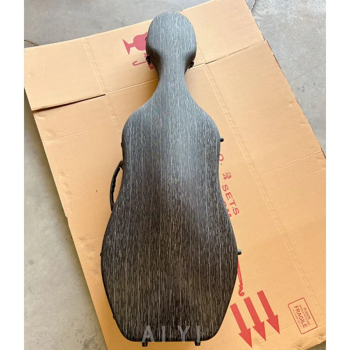 High-quality Carbon Fiber Glass Reinforced Plastic Pressure Resistant Cello case 4/4 with Pulley