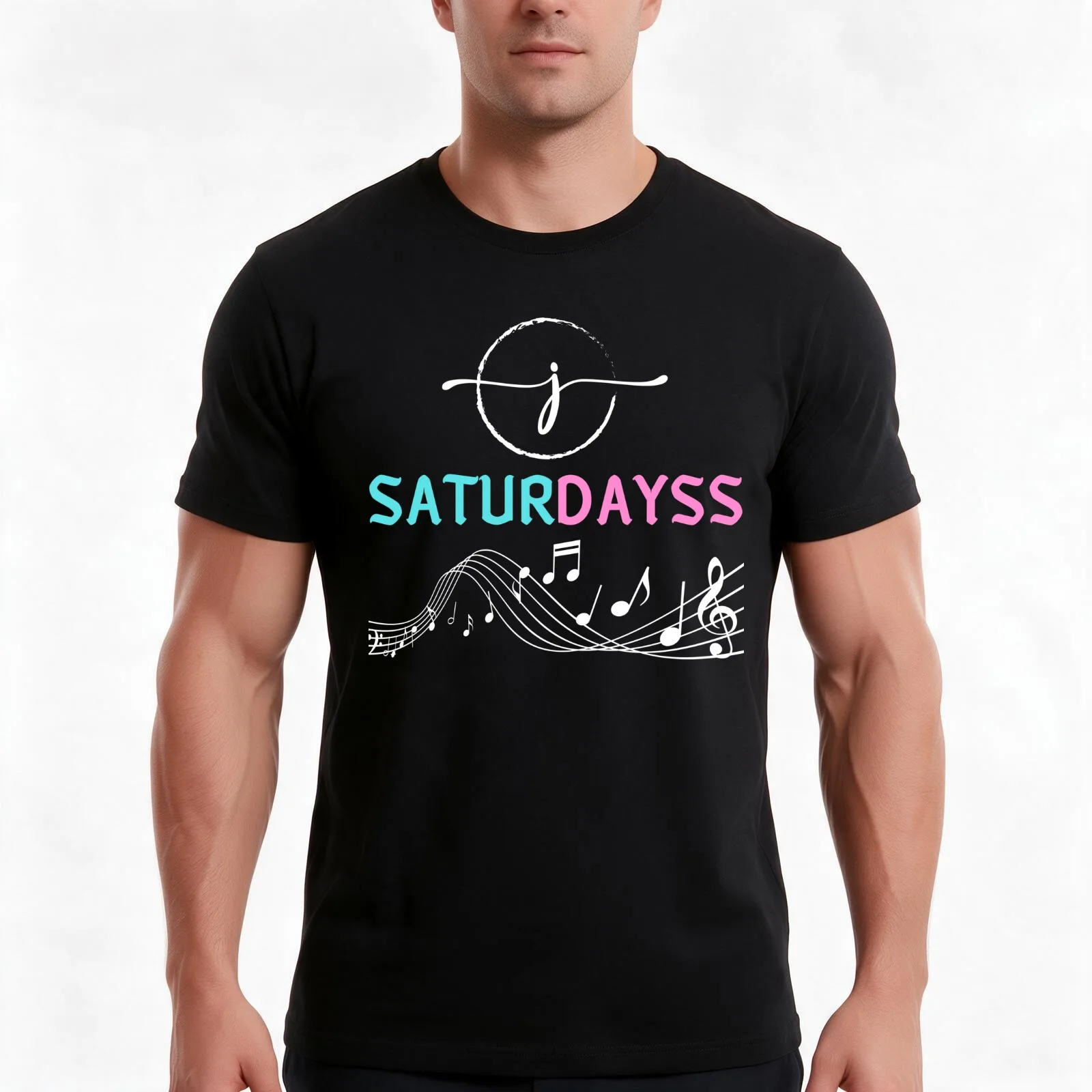 Saturdayss Fandom Jeff Satur Thai Singer T-Shirt, Summer Casual Cotton Tee, Oversized Streetwear Tops, Vintage Graphic Print