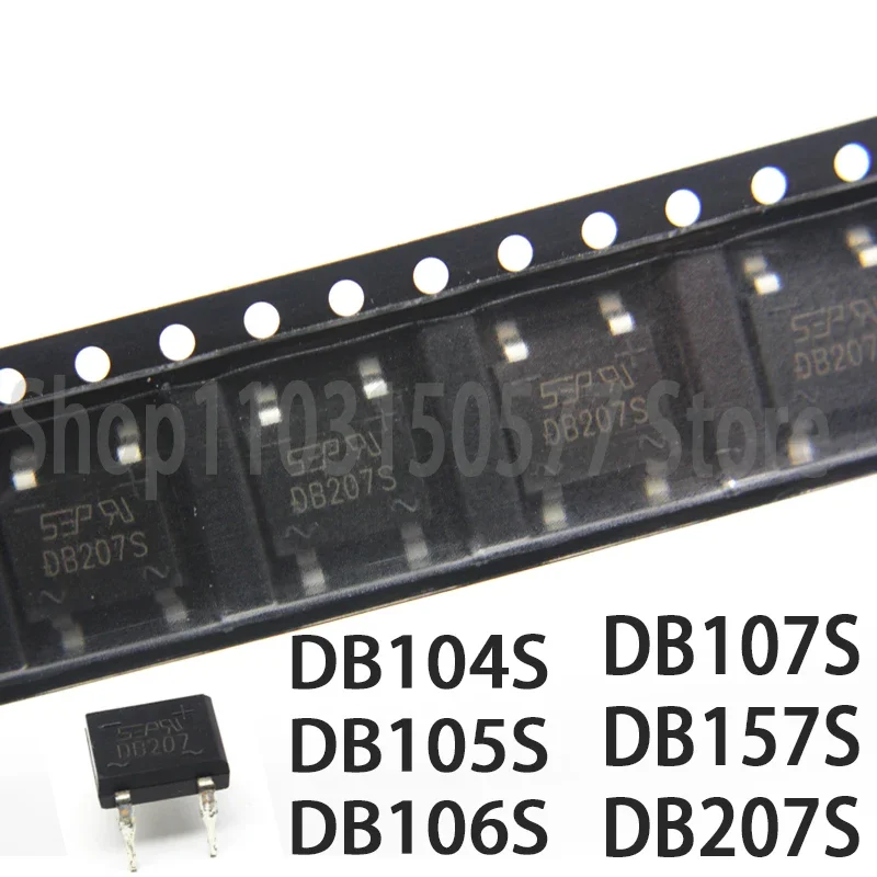 1piece DB104S DB105S DB106S DB107S DB157S DB207S (DIP4-SOP4)