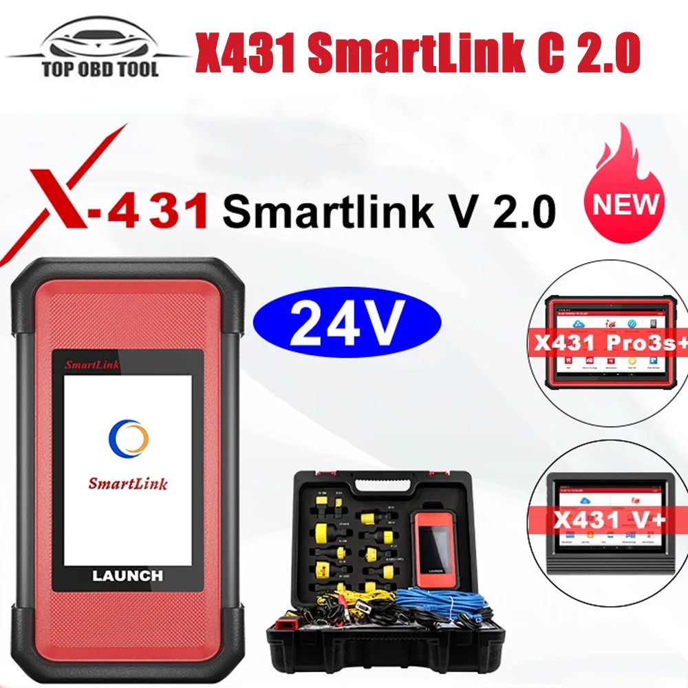 

X431 SmartLink C 2.0 Heavy Duty Truck Diagnostic Test & Measurement Tools Code Readers Scan Tools X431 HD Module Works for X431