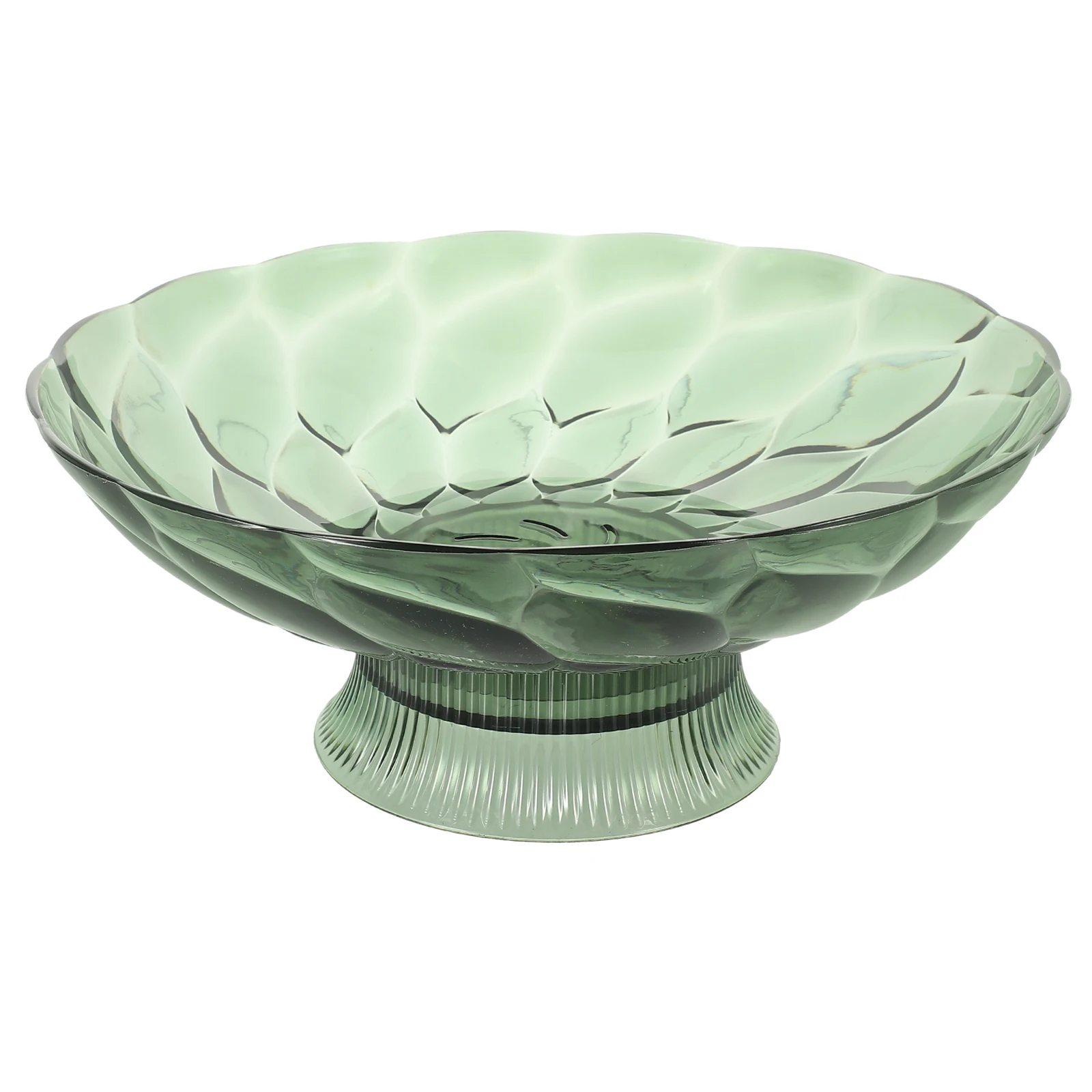

1pc Large Capacity Fruit Decorative Draining Desktop Bowl Thickened Dry Detachable Storage Serving Plate Pedestal Snack Tray