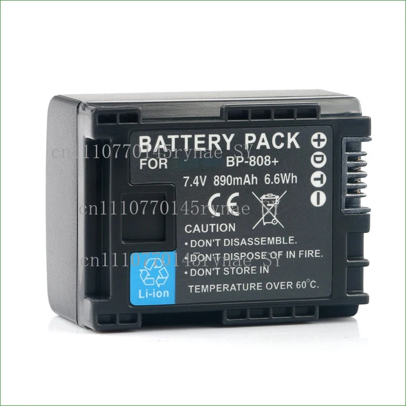 BP-808 BP808 Battery 890mAh Camera Batterie For Canon BP-807 BP-809 BP-819 BP-827 FS10 FS11 FS100 FS21 FS20 FS22 FS200 FS36