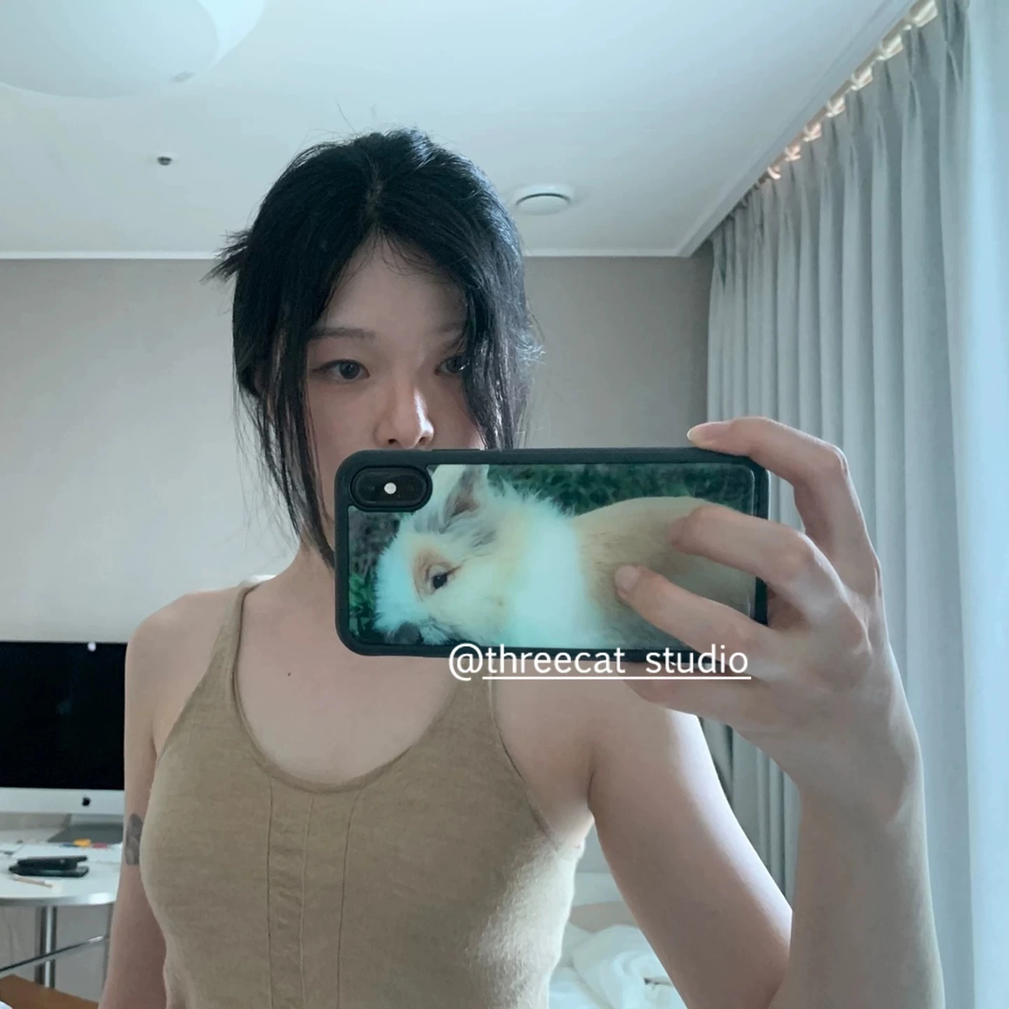 Korean Ins Cute Bunny Lovely K - Phone Cases Kawaii 评论和价格