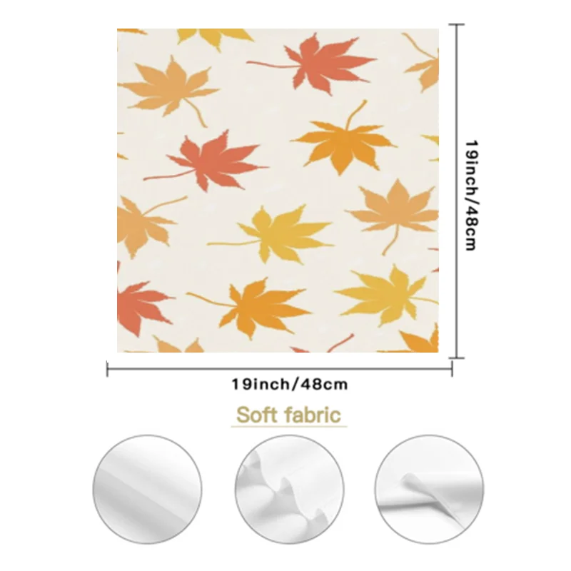 6pcs custom Square Cloth Napkins Fabric napkin wedding supplies Set for 6 for Kitchen Dining Table Summer beach Party Decoration