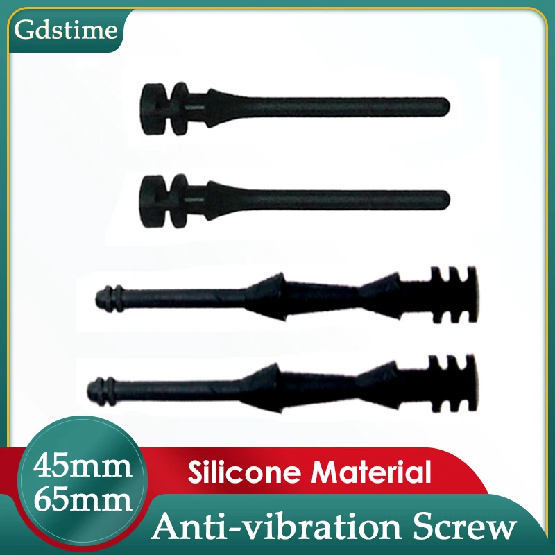 20PCS 45MM 65MM Screw Pin Rivet Rubber PC Fan Anti Vibration Mount Silicone Screws Noise Absorbtion Fans Computer Rubber Screws