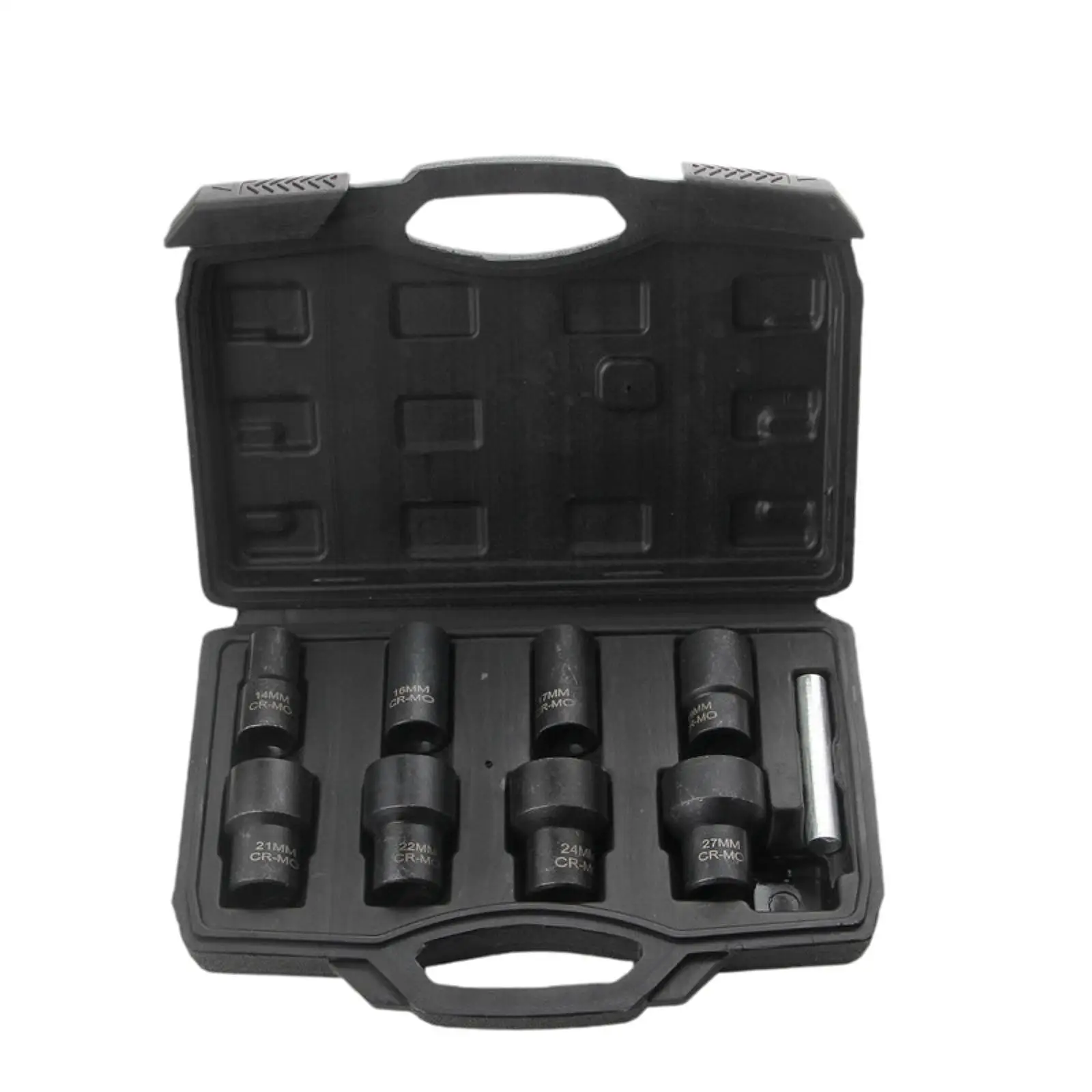 8Pcs Impact Socket Set with Storage Box Sturdy 1/2 inch Drive Nut Sockets